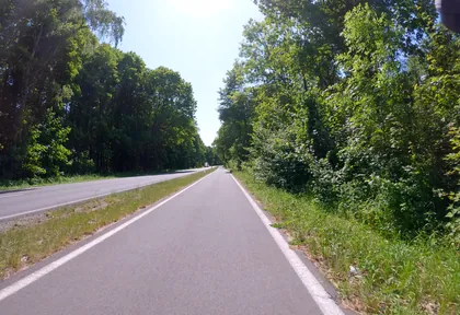 Streckenfoto bei Kilometer 10,6