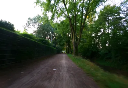 Streckenfoto bei Kilometer 4,4
