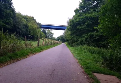 Streckenfoto bei Kilometer 5,6