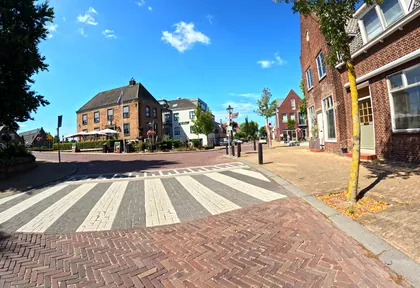 Routefoto bij kilometer 11,7