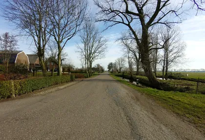 Routefoto bij kilometer 15,6