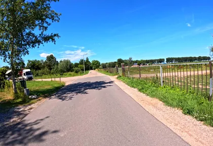 Routefoto bij kilometer 10