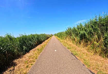 Routefoto bij kilometer 1