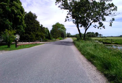 Routefoto bij kilometer 18,3