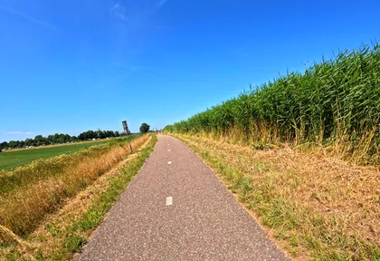 Routefoto bij kilometer 2,2