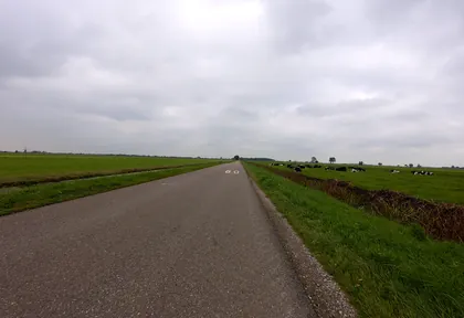 Routefoto bij kilometer 8,8