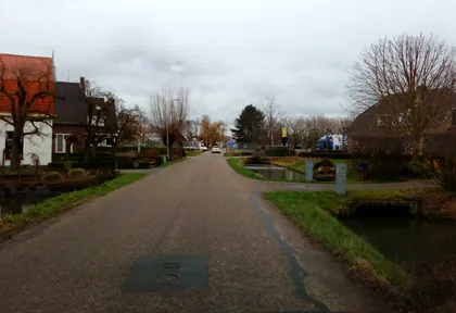 Routefoto bij kilometer 25,2
