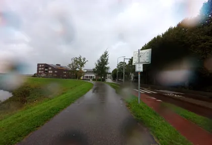 Routefoto bij kilometer 27,2