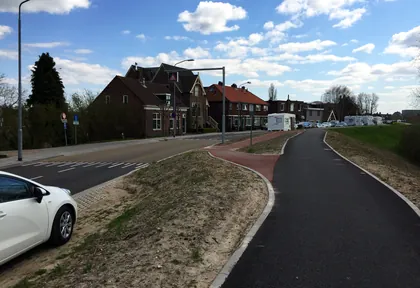 Routefoto bij kilometer 29,2