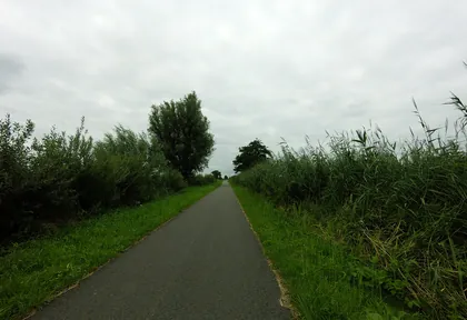 Routefoto bij kilometer 5,8