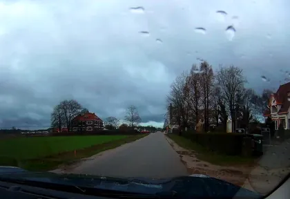 Routefoto bij kilometer 1,4