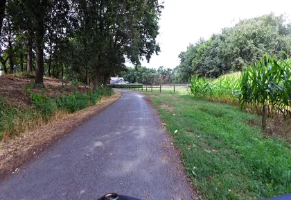 Routefoto bij kilometer 19