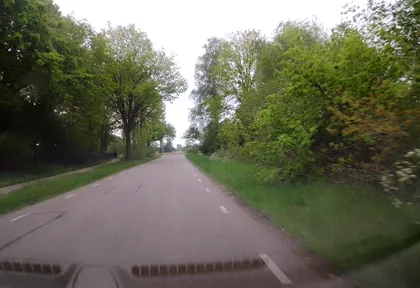 Routefoto bij kilometer 28,4
