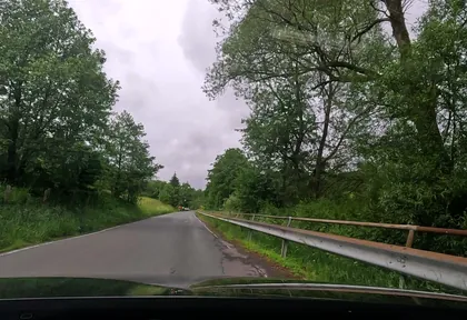 Route photo at kilometre 10.2
