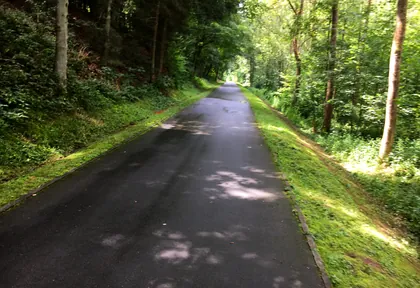 Route photo at kilometre 44.2