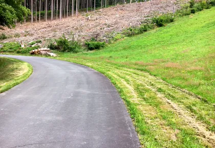 Route photo at kilometre 45