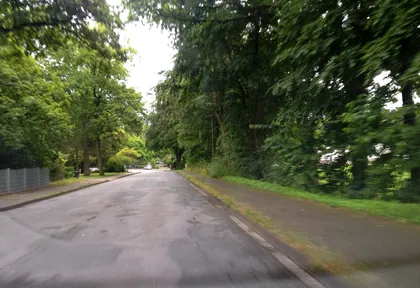 Streckenfoto bei Kilometer 20,8
