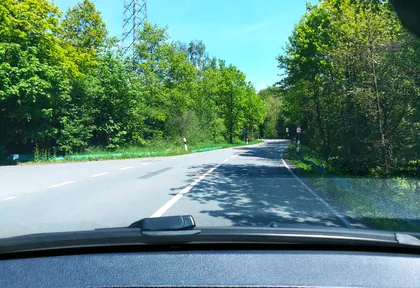 Streckenfoto bei Kilometer 18,9