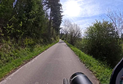 Streckenfoto bei Kilometer 0,8
