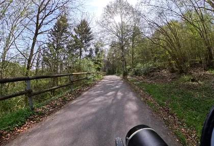 Streckenfoto bei Kilometer 23,8