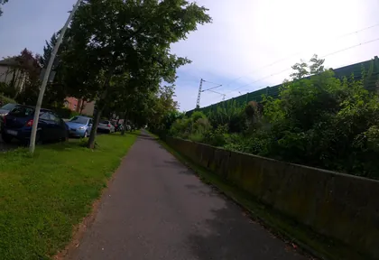 Streckenfoto bei Kilometer 33,5