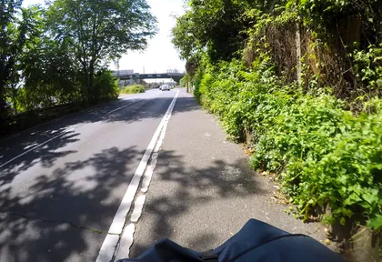 Streckenfoto bei Kilometer 1,1