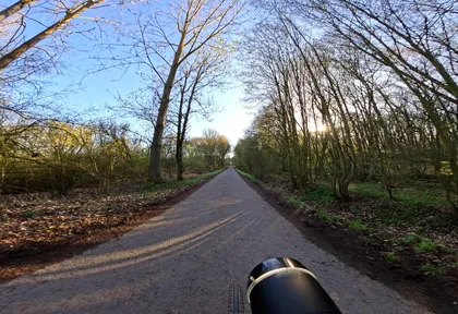Streckenfoto bei Kilometer 19,4