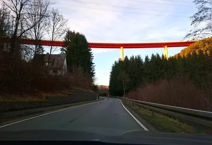 Route photo at kilometre 29