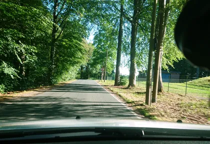 Route photo at kilometre 11.4