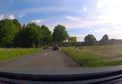 Streckenfoto bei Kilometer 22,8
