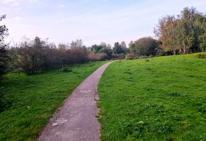 Route photo at kilometre 2
