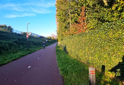 Route photo at kilometre 3.1