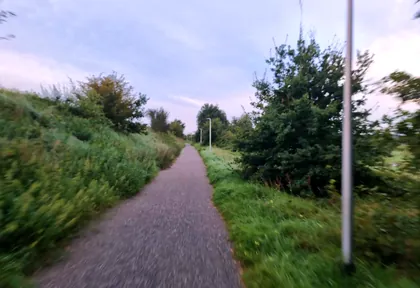 Route photo at kilometre 2.8