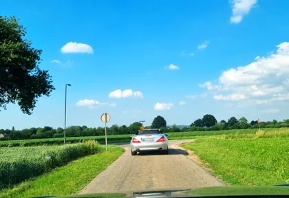 Route photo at kilometre 17.2