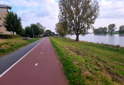 Route photo at kilometre 27.6