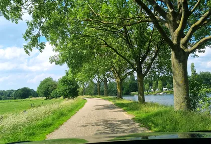 Route photo at kilometre 24.2