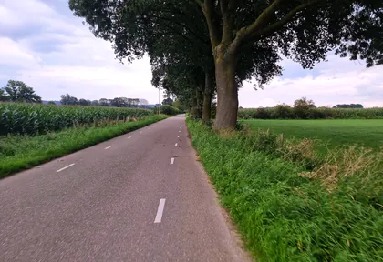 Route photo at kilometre 6.7