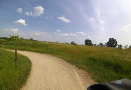 Route photo at kilometre 12.6