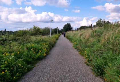 Route photo at kilometre 2.5