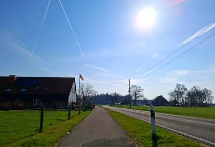Streckenfoto bei Kilometer 0,6