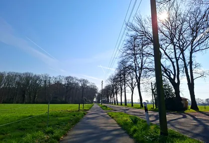 Streckenfoto bei Kilometer 1,6