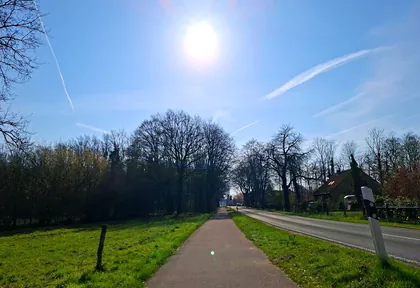 Streckenfoto bei Kilometer 0