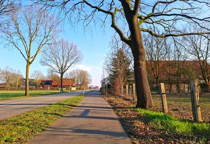 Streckenfoto bei Kilometer 12,8