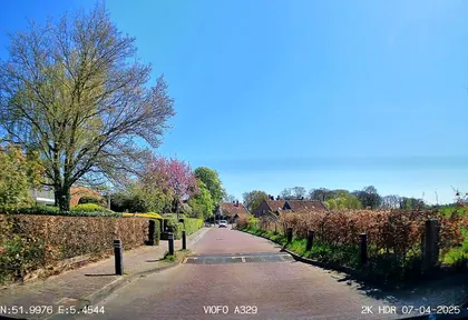 Routefoto bij kilometer 24