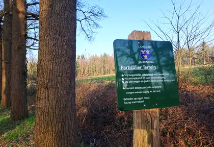 Routefoto bij kilometer 2,1