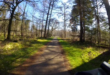 Routefoto bij kilometer 17,8