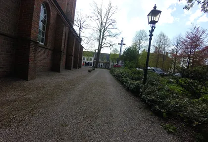 Routefoto bij kilometer 23,4
