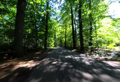 Routefoto bij kilometer 0,8