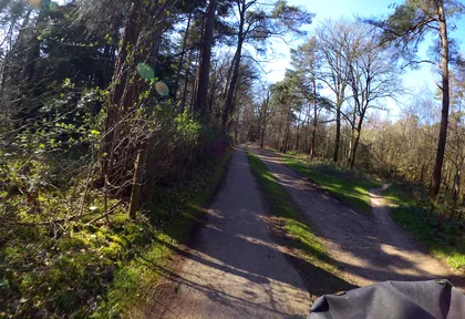 Routefoto bij kilometer 8,6