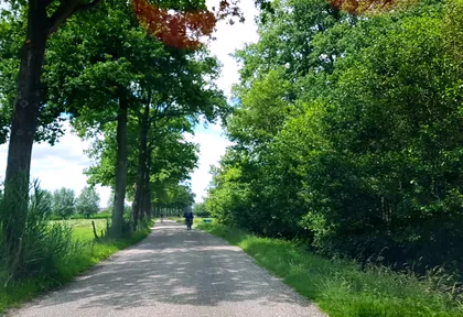 Routefoto bij kilometer 32,8